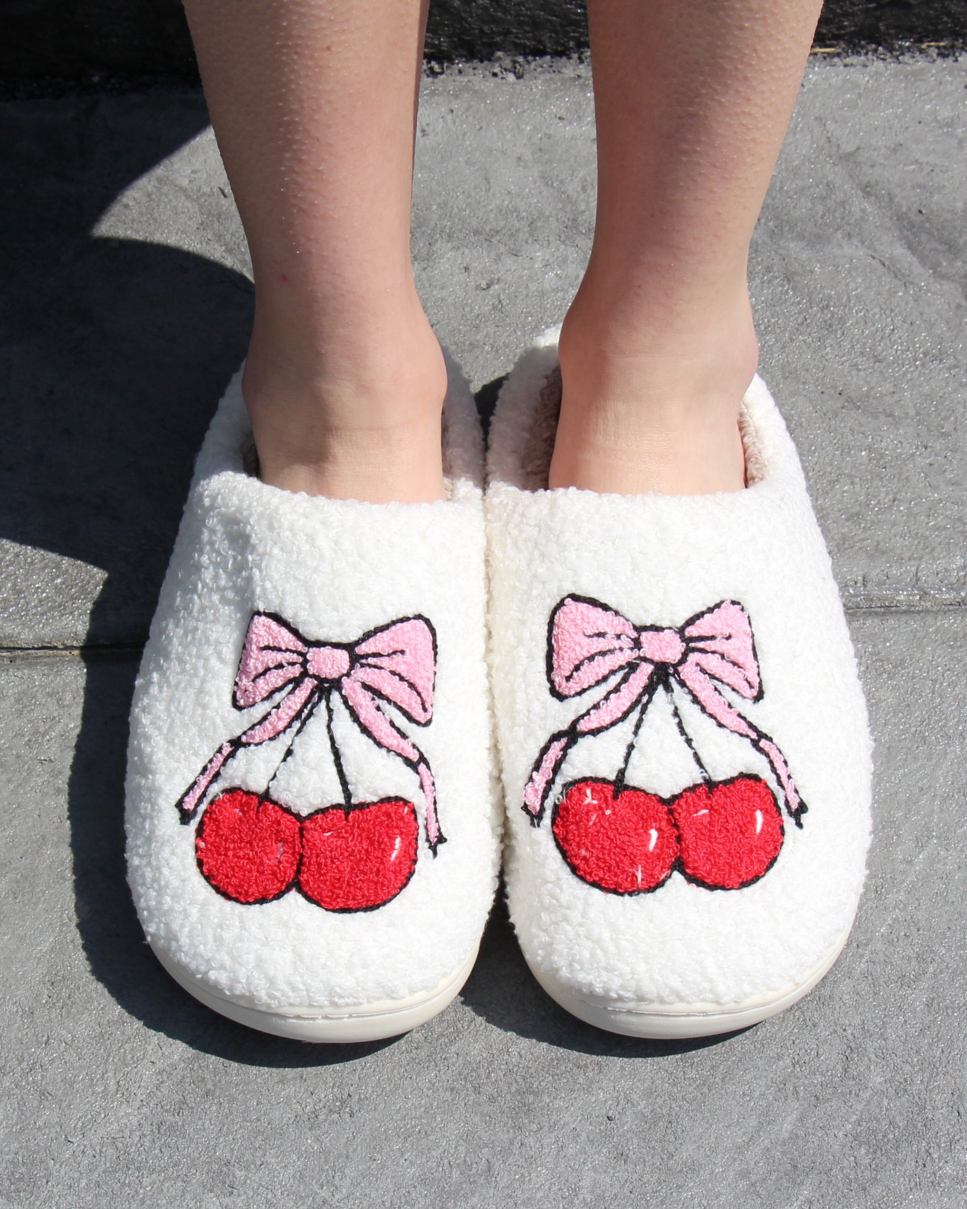 Bow-Tastic Christa Cozy Slippers Cherry Blossom