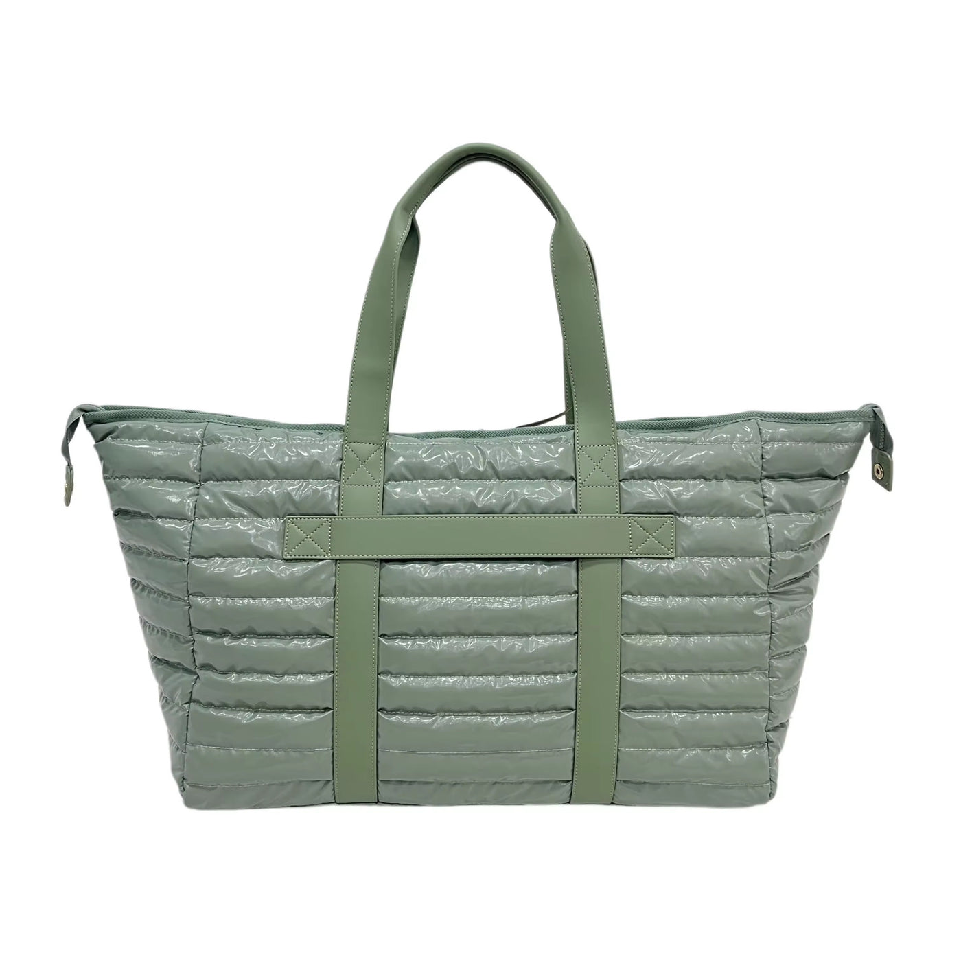 Cassie Weekender Puffer Duffle Bag Sage
