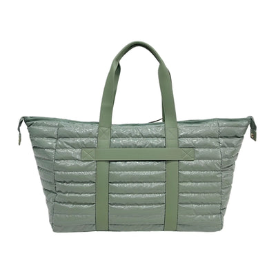Cassie Weekender Puffer Duffle Bag Sage