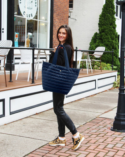 Rebecca Tote Velvet Sapphire