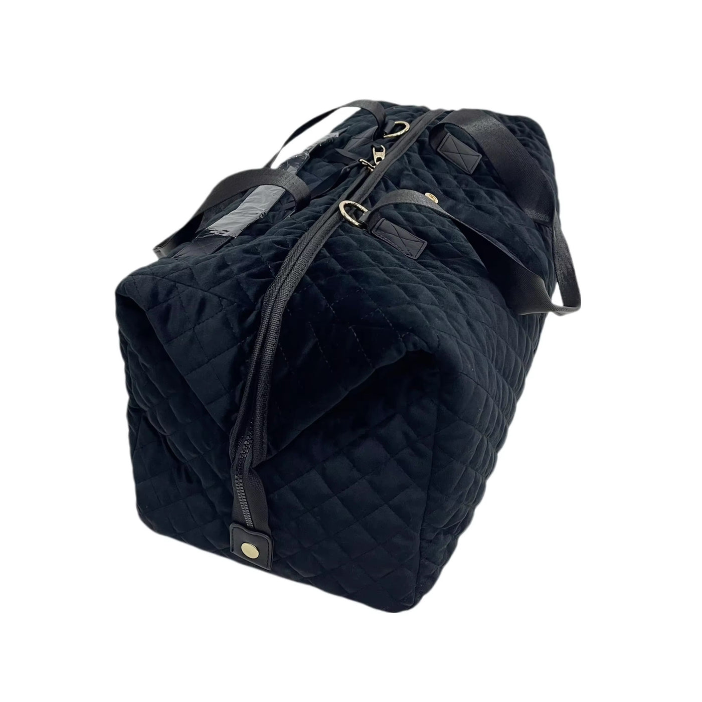 Debra Diamond Weekender Bag Black Velvet
