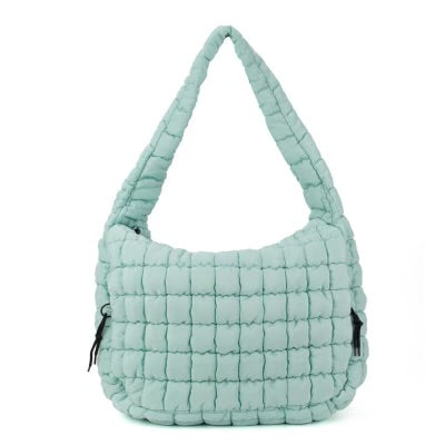 Carmella Puffquilt Shoulder Bag Glacier