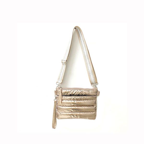 Allie Puffer 4-in-1 Bag Metallic Gold