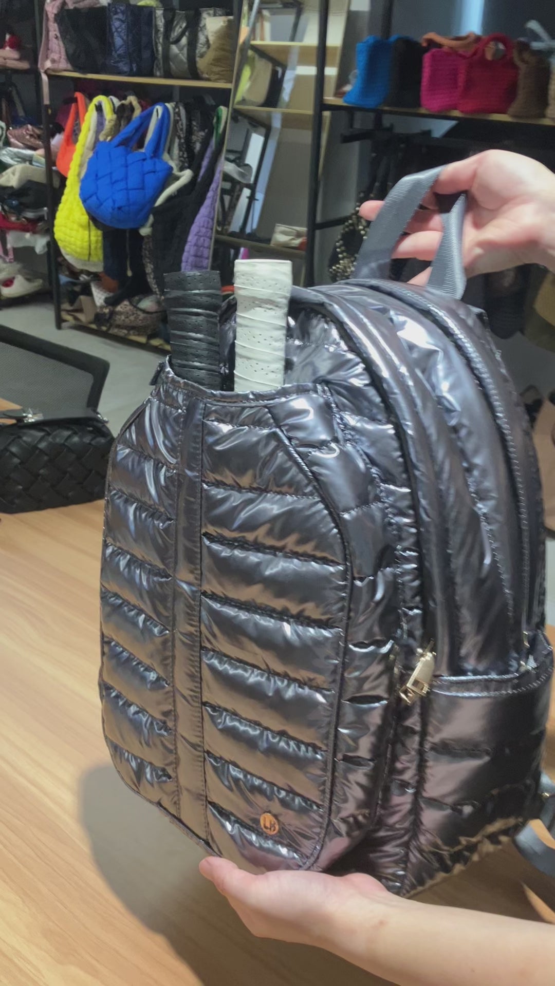 Maiya Pickleball Backpack Banger Black Preorder 12/15