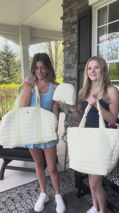 Cassie Weekender Duffel Bag Butter Yellow