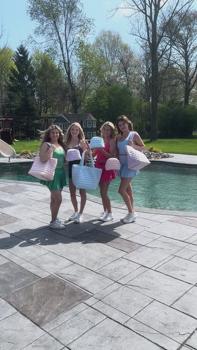 Emme Terry Luxe Tote Bag Lilac Mist