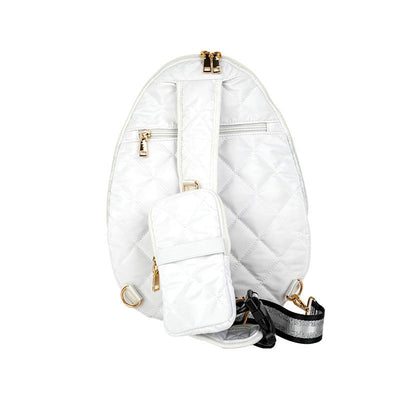 JILLIAN PICKLE BALL QUILTED WHITE